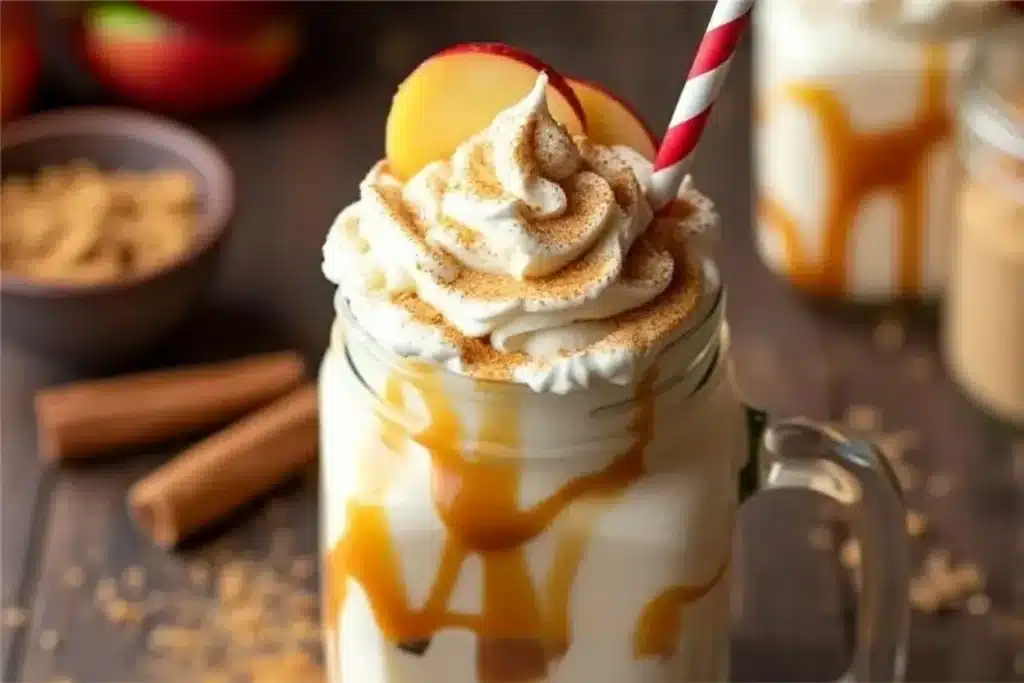Caramel Apple Pie Milkshake