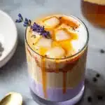 Honey-Lavender Iced Latte