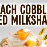 Peach Cobbler Milkshake