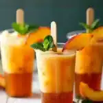 Peach Iced Tea Popsicles