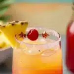 Pineapple Cherry Fizz