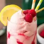 raspberry lemonade float