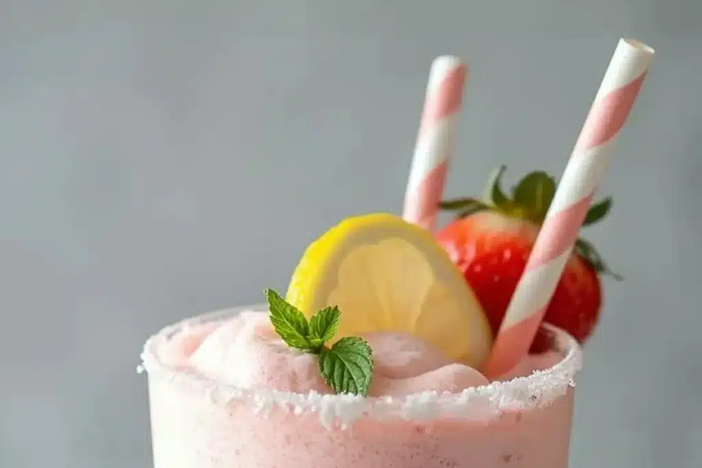Strawberry Lemon Cream Soda