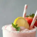 Strawberry Lemon Cream Soda
