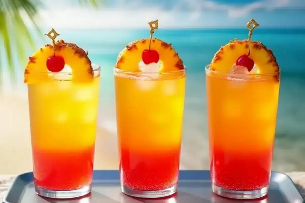 Tropical Cherry Pineapple Punch