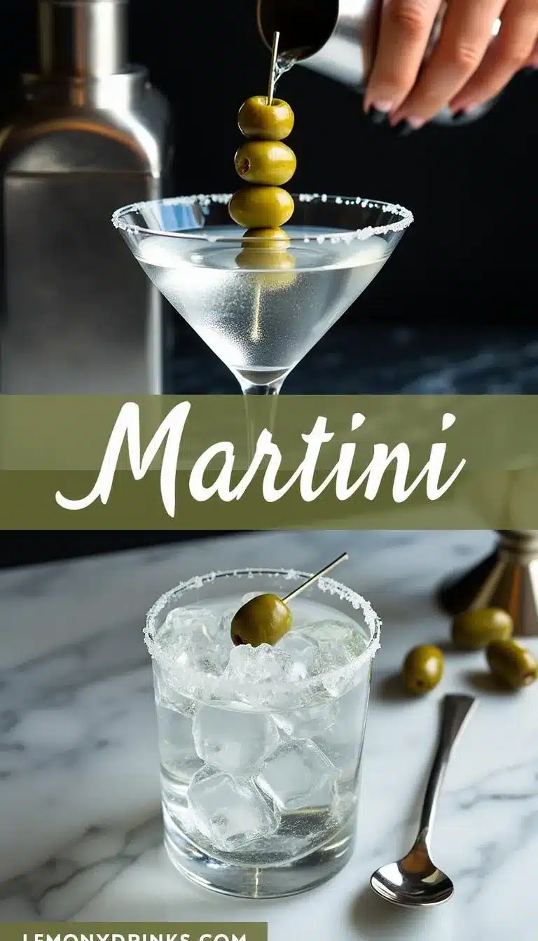 Pinterest pin for Classic Martini