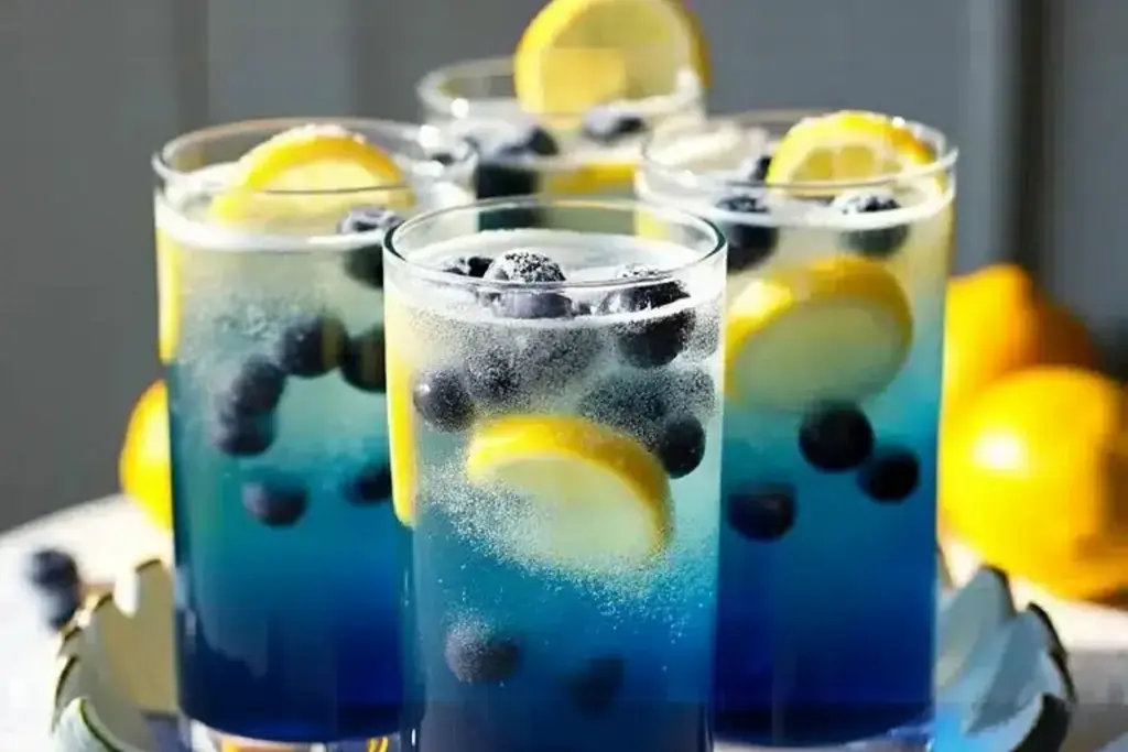 Blueberry Lemonade Fizz