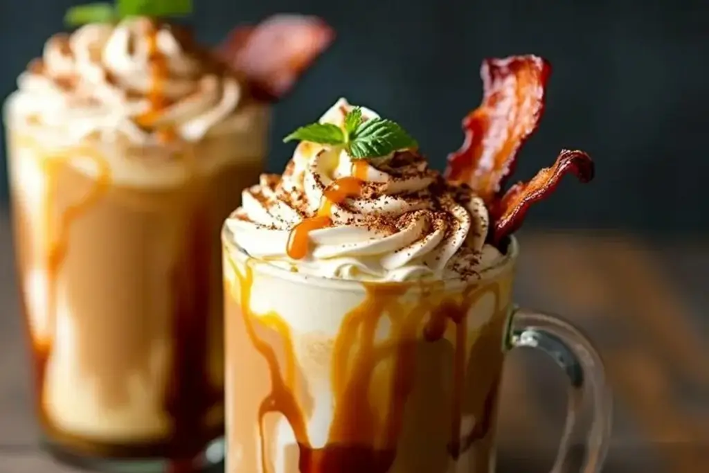 Caramel Bacon Maple Latte