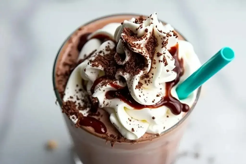 Chocolate Hazelnut Crunch Milkshake
