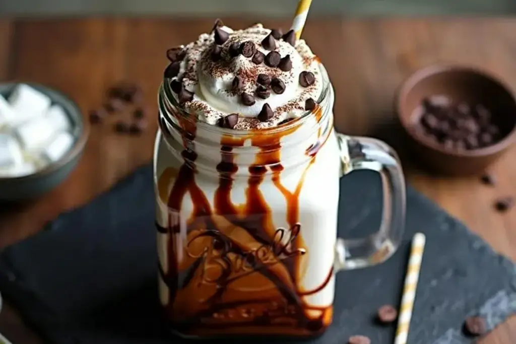 Chocolate Marshmallow Swirl Iced Mocha