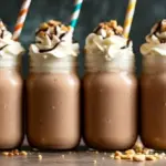 chocolate peanut butter milkshake