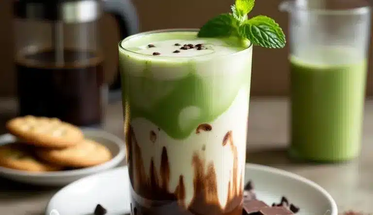 Iced Matcha Mocha Latte