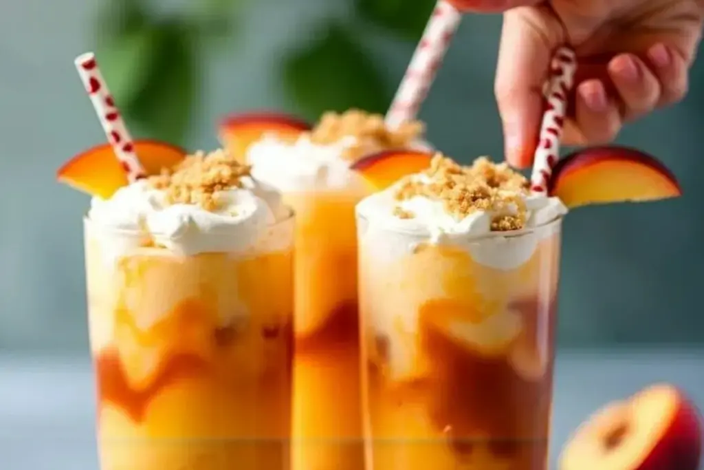 Peach Pie Float