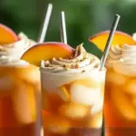 Sparkling Peach Pie Iced Tea
