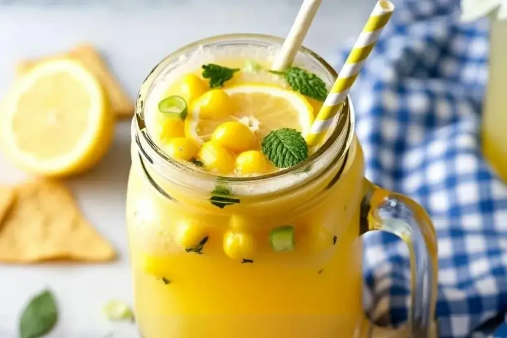 Sweet Corn Lemonade Slush