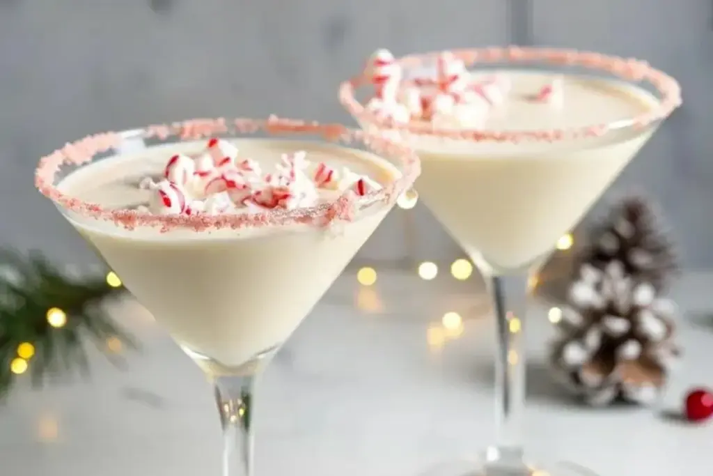 White Chocolate Peppermint Martini