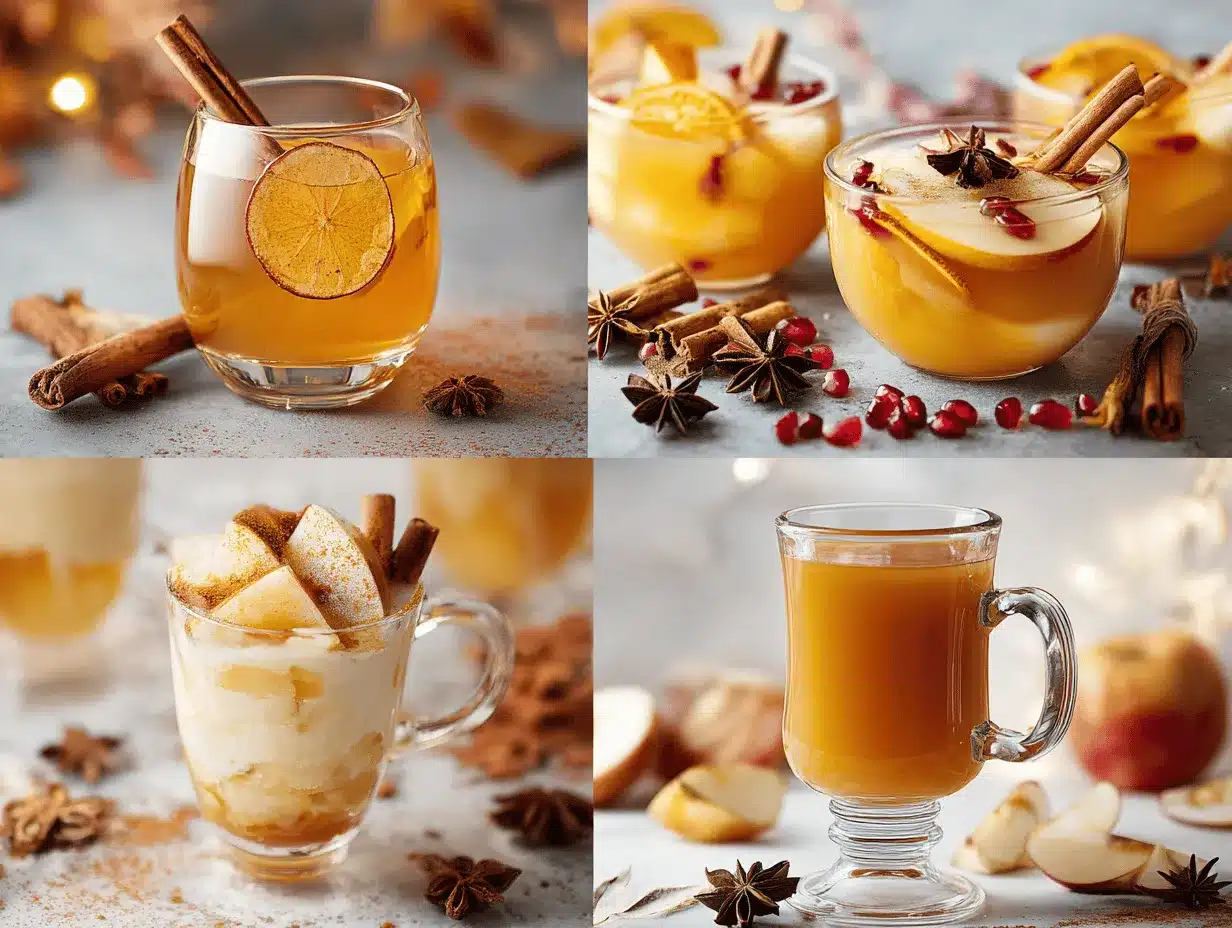 apple cider cocktails preparation steps