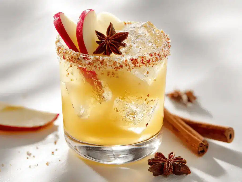 apple cider margarita - featured image
