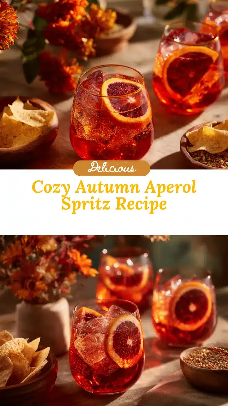 Autumn Aperol Spritz recipe