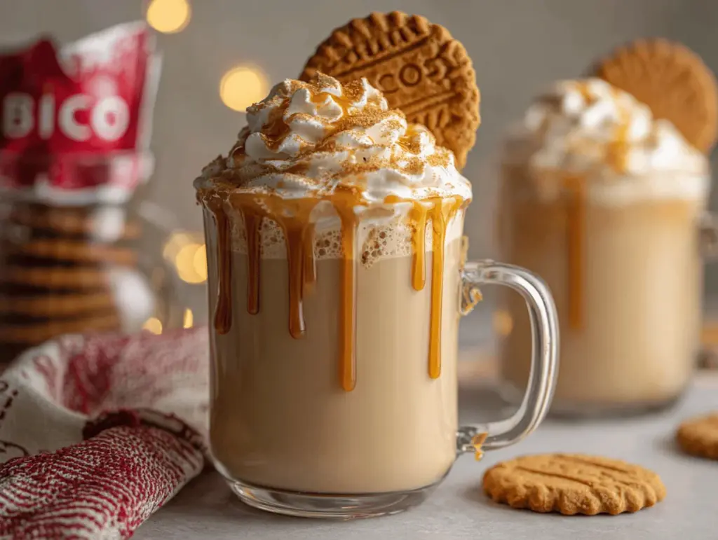 Biscoff Cookie Butter Latte - featured image