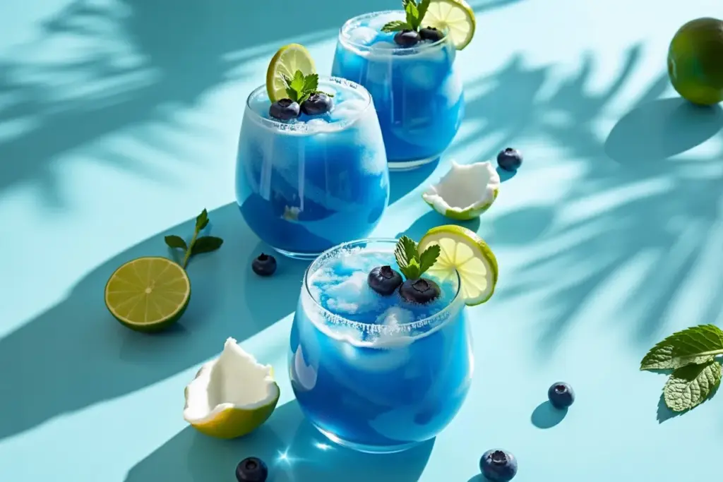 Blueberry Coconut Lime Slushie