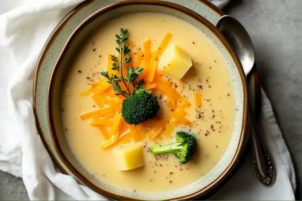 Broccoli Cheddar Potato Soup