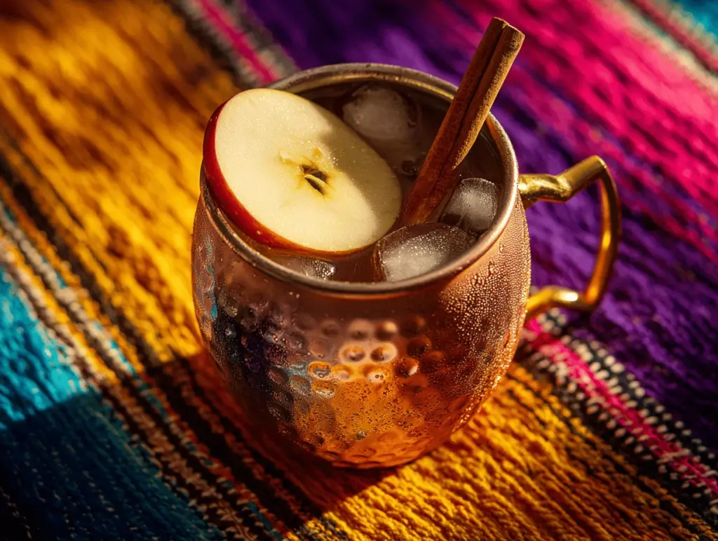 caramel apple cider Moscow mule - featured image