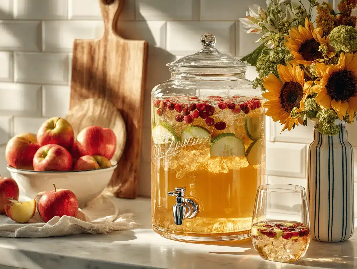 Caramel Apple Punch preparation steps