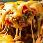 cheesy beef and vegetable casserole