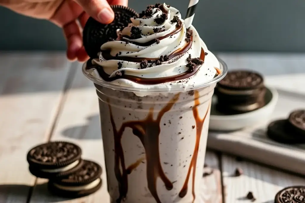 cookies and cream frappe