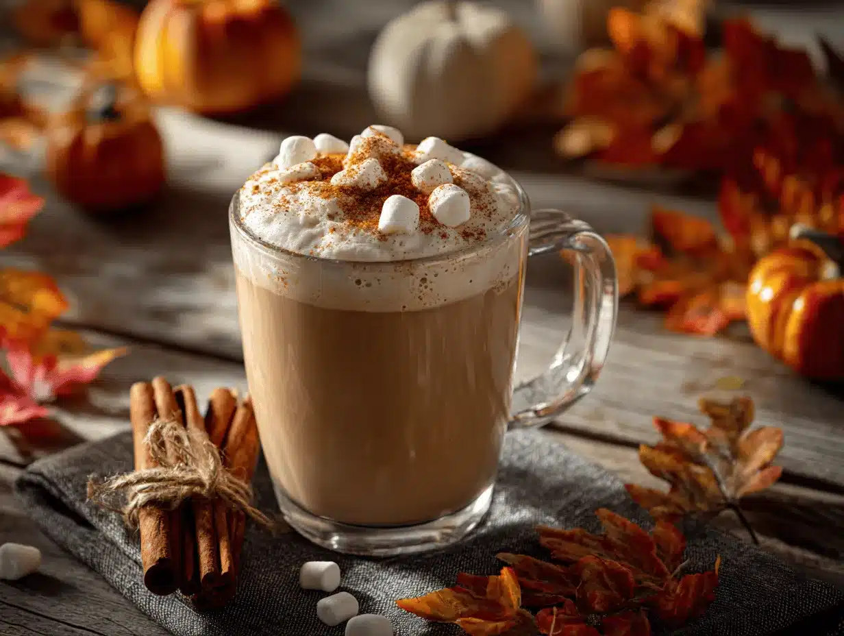 cozy fall drink preparation steps