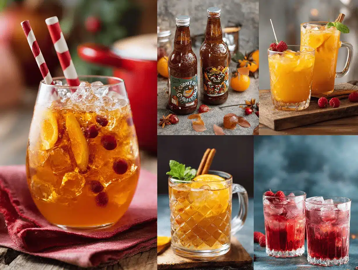 fall mocktails preparation steps