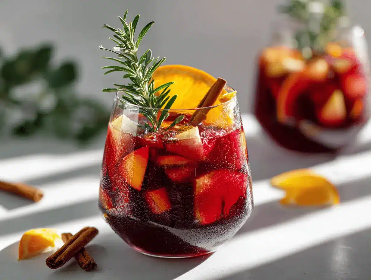 fall sangria recipe preparation steps