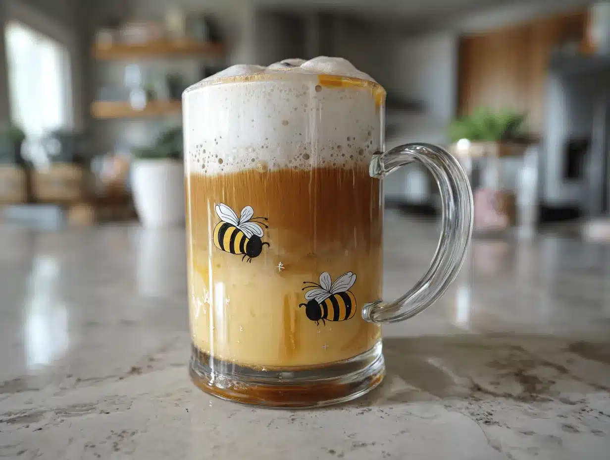 Honey Bun Latte preparation steps