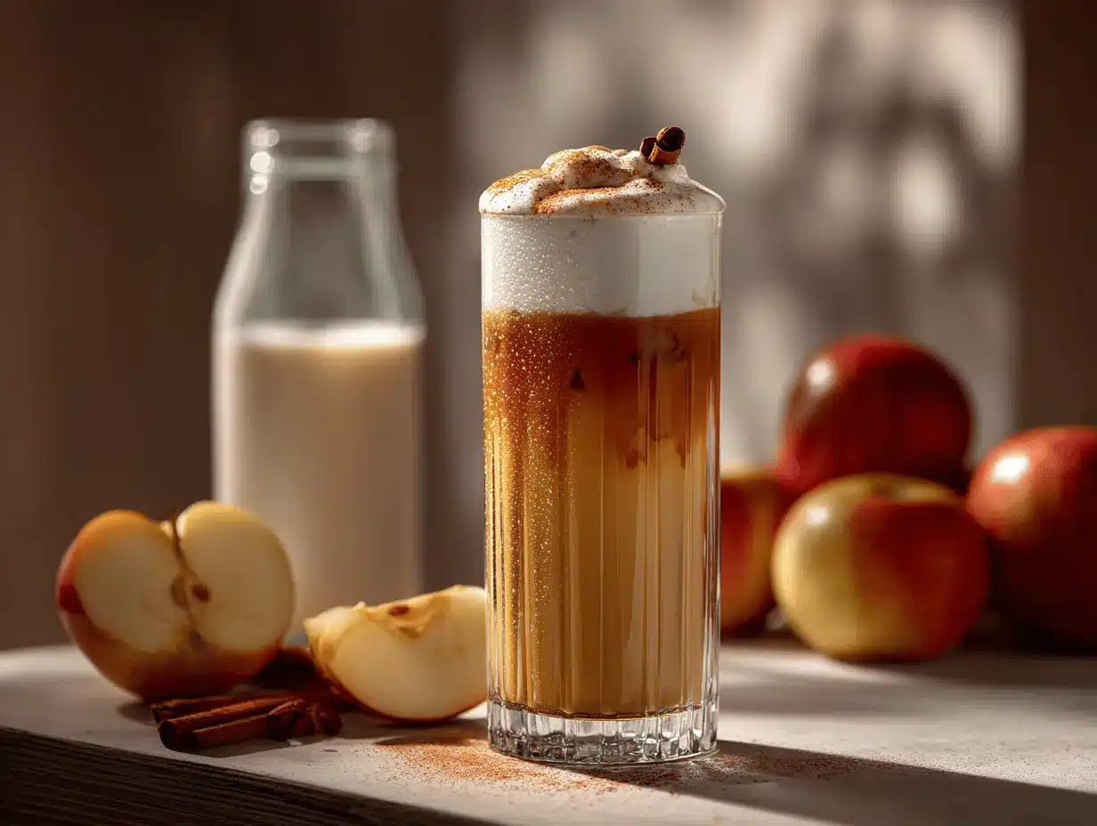 iced apple crisp nondairy cream chai preparation steps