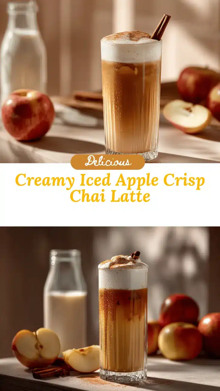iced apple crisp nondairy cream chai recipe