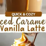 iced caramel vanilla latte