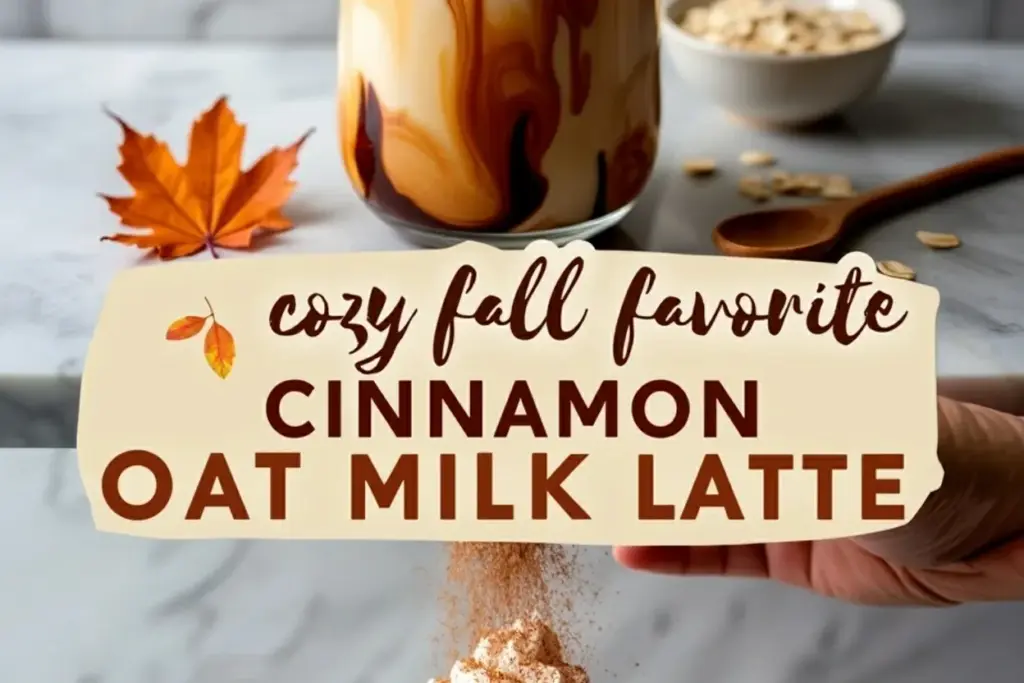 Iced Maple Cinnamon Oat Milk Latte