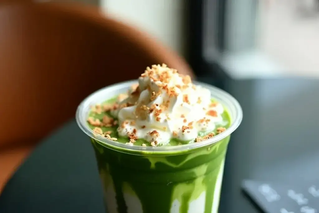 iced matcha latte
