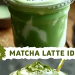 iced matcha latte