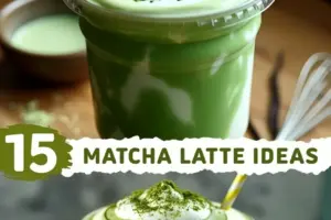 iced matcha latte