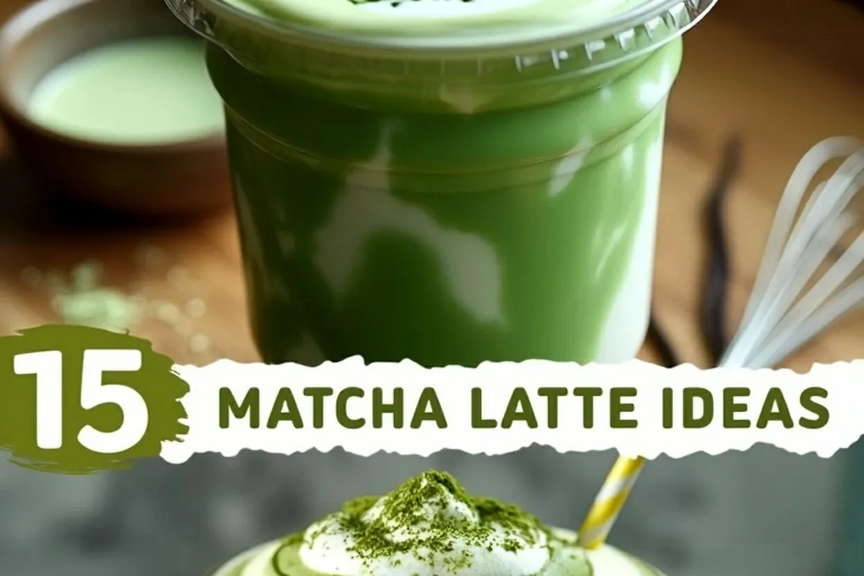iced matcha latte