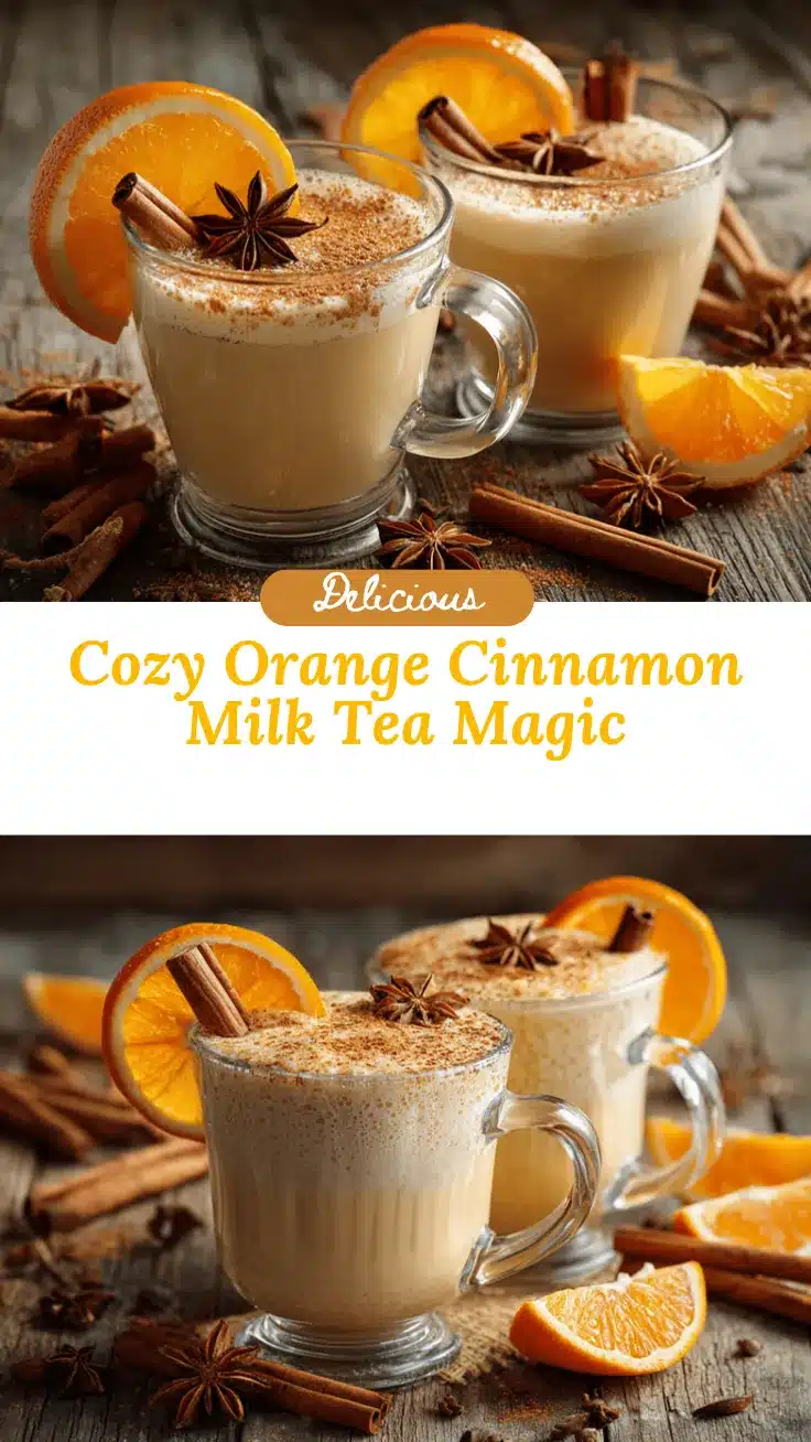 orange cinnamon milk tea recipe