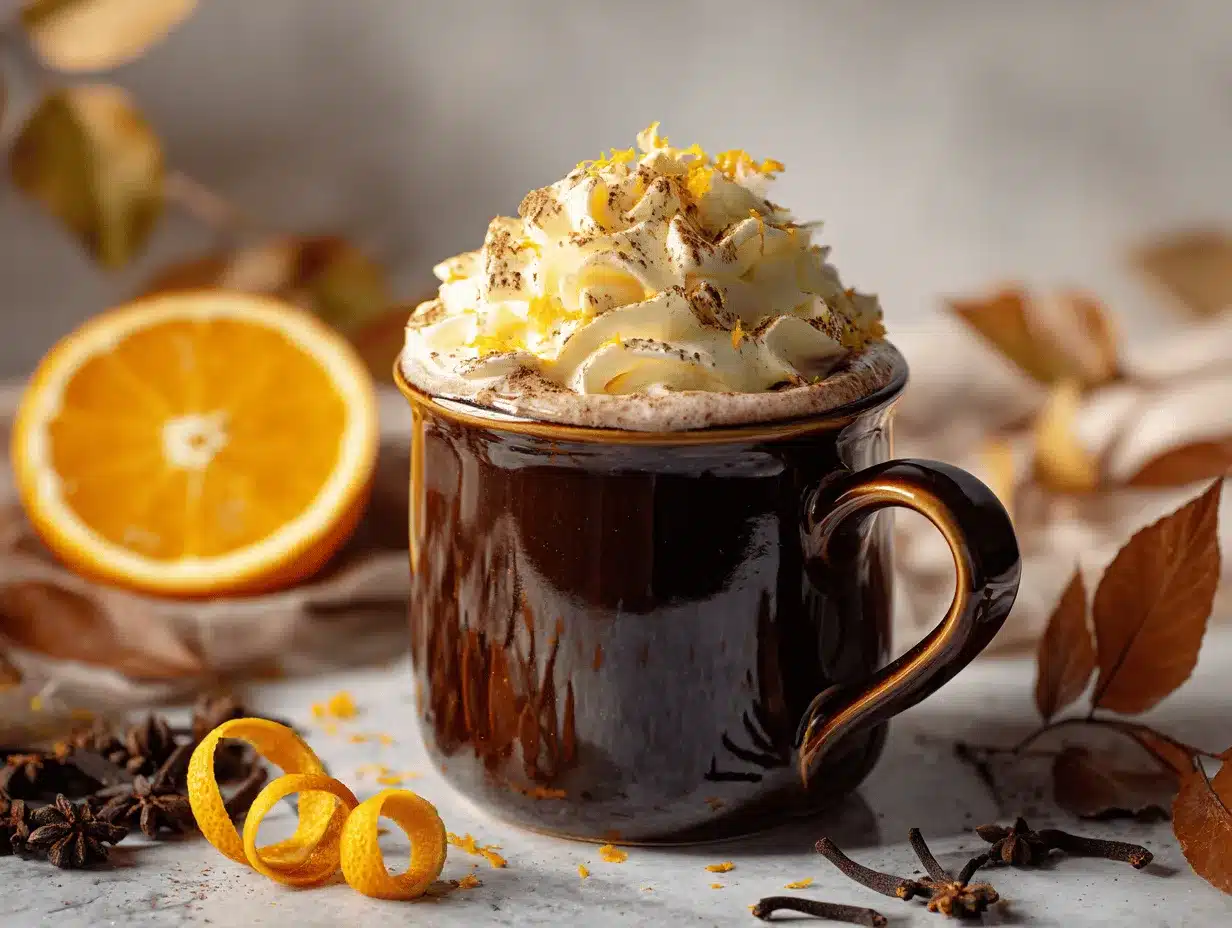 orange hot chocolate preparation steps