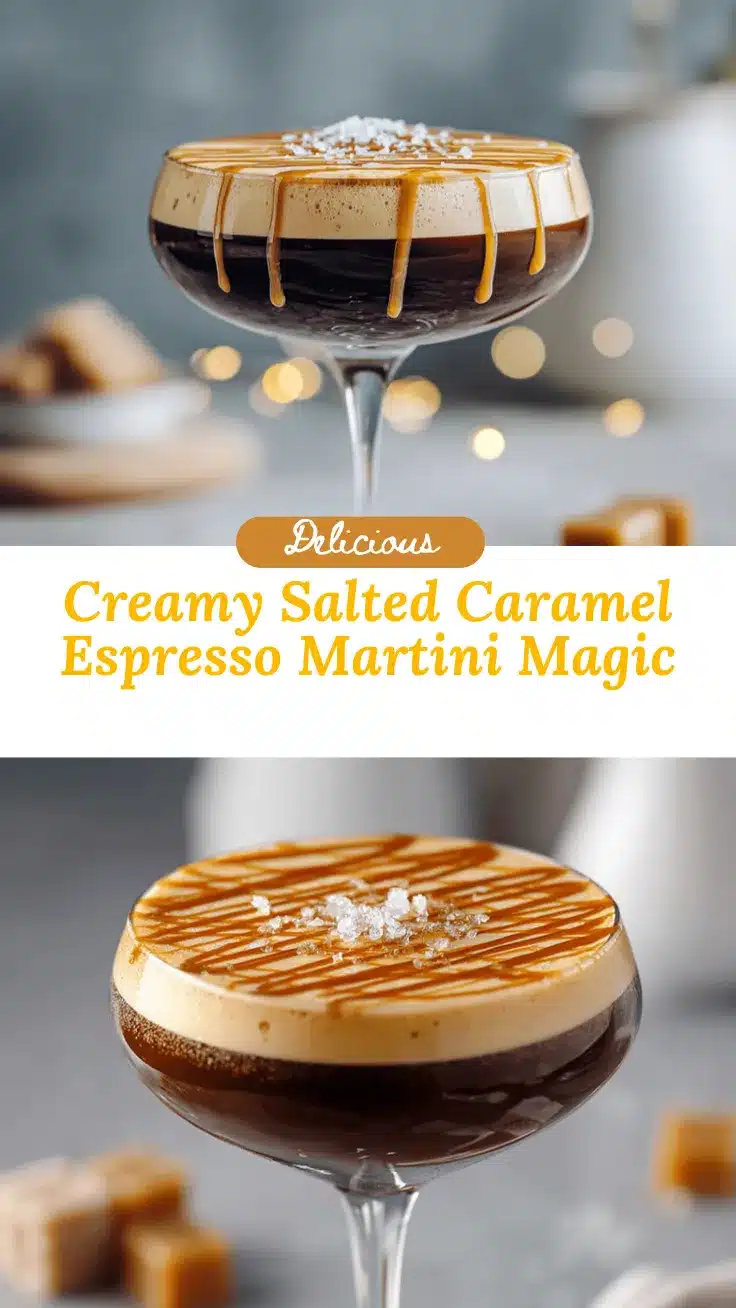 salted caramel espresso martini recipe