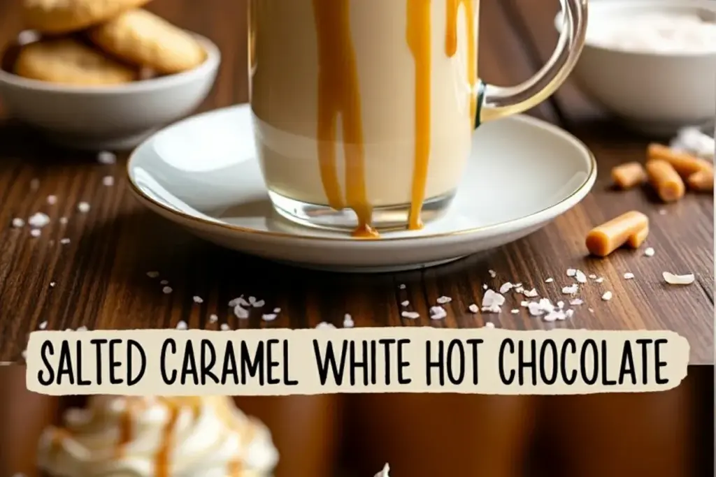 Salted Caramel White Hot Chocolate