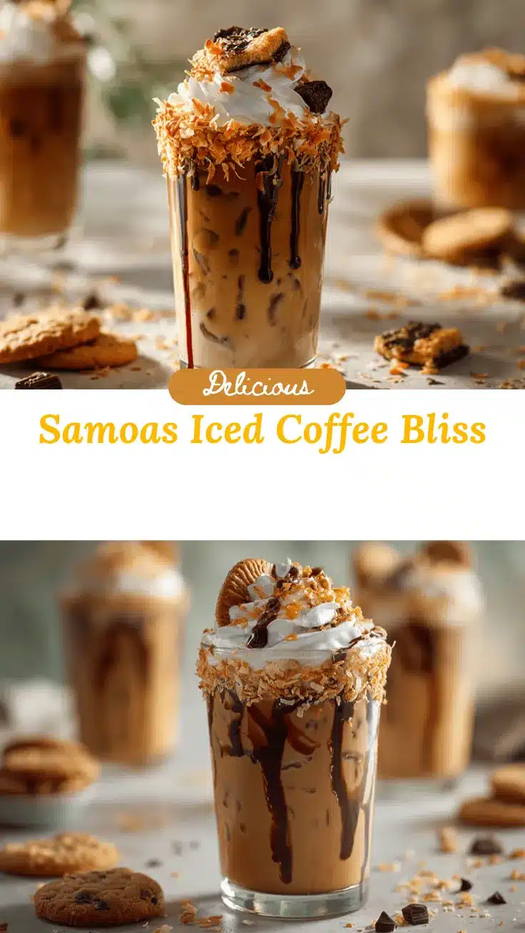 Samoas iced coffee recipe