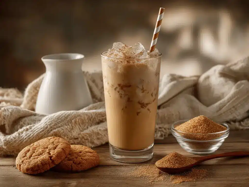 snickerdoodle iced latte - featured image