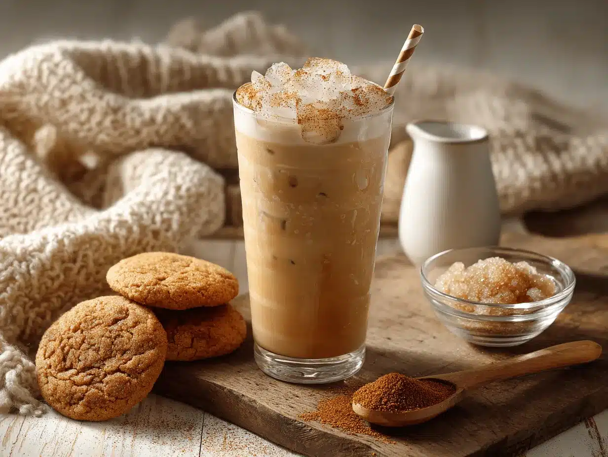 snickerdoodle iced latte preparation steps