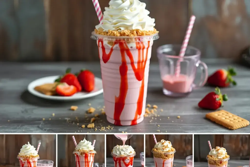 strawberry shortcake frappe